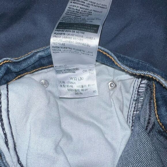 Levi’s Denizen men’s jeans 32x30 medium blue relaxed fit - Picture 4 of 4